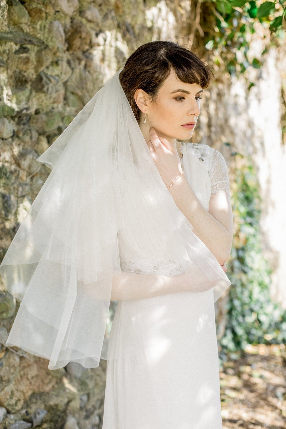 Bridal Veils (Birdcage, Elbow Length, & More) Jules Bridal Jewellery