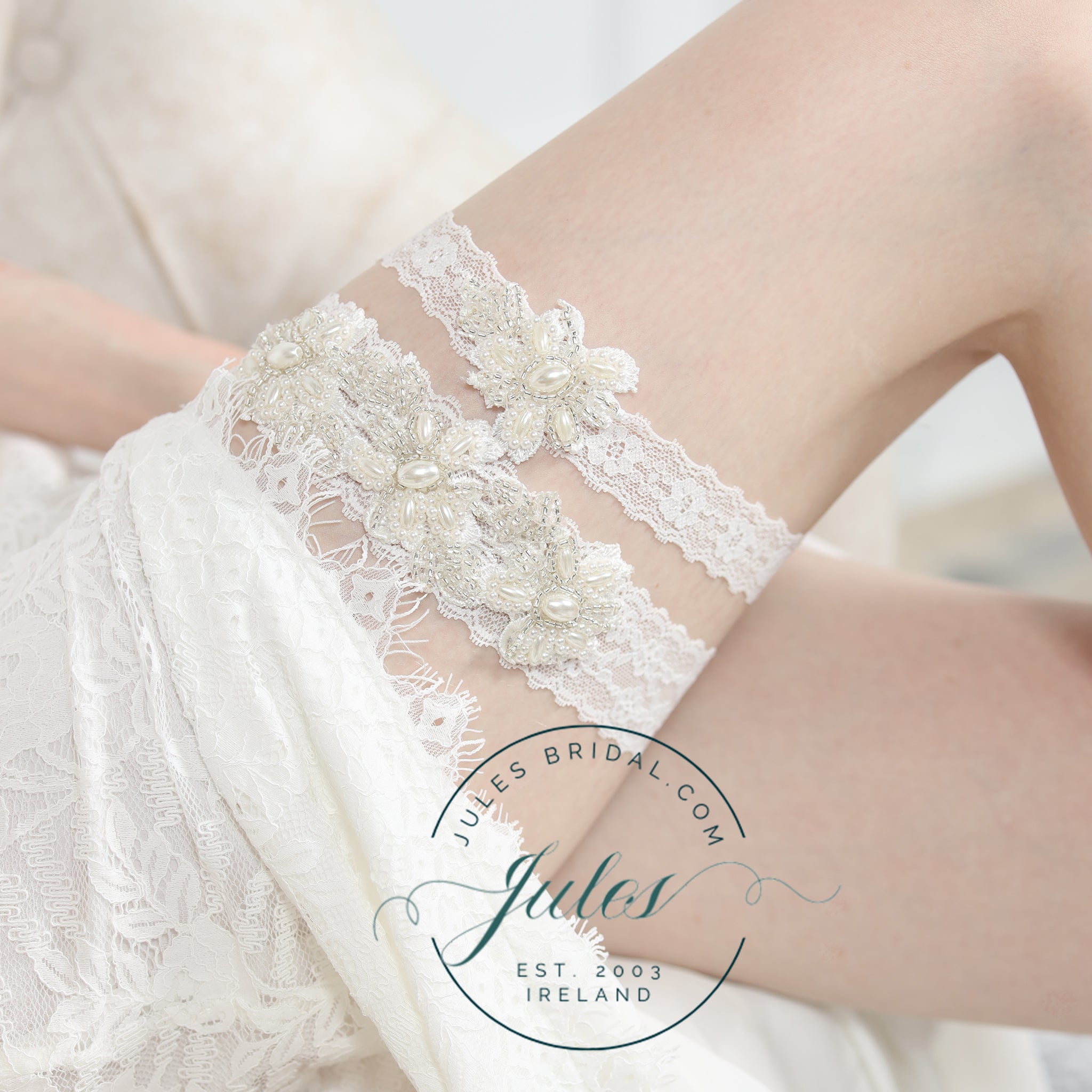 Wholesale Vintage Irish Lace Inspired Wedding Garter - Mariell Bridal  Jewelry & Wedding Accessories